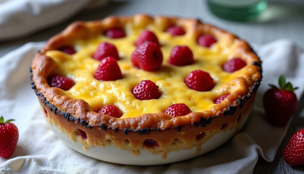 Clafoutis délicieux et sans sucre : la recette facile pour se régaler sans culpabilité