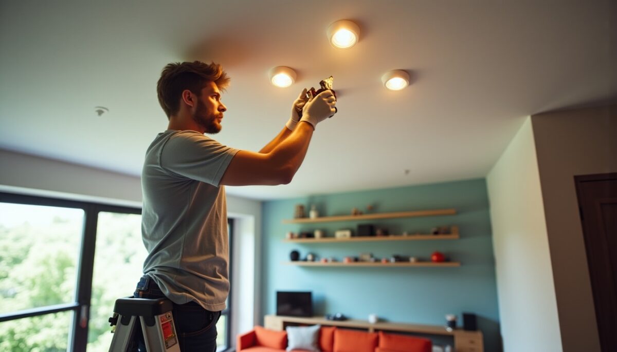 Comment installer des spots encastrables dans un plafond existant : le guide complet