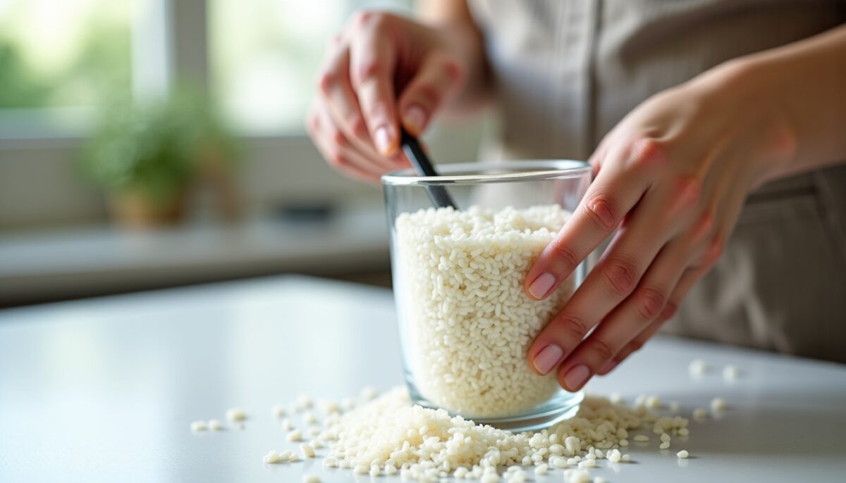 Comment mesurer la quantité idéale de riz par personne grâce au guide des verres