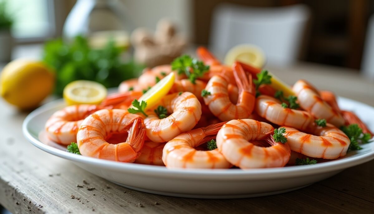 Combien de crevettes prévoir par convive à chaque repas ?
