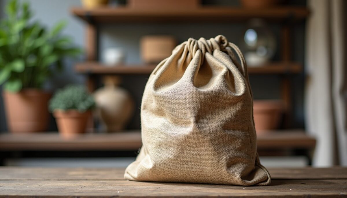 Pourquoi garder un sac en toile de jute à portée de main chez soi est une idée astucieuse
