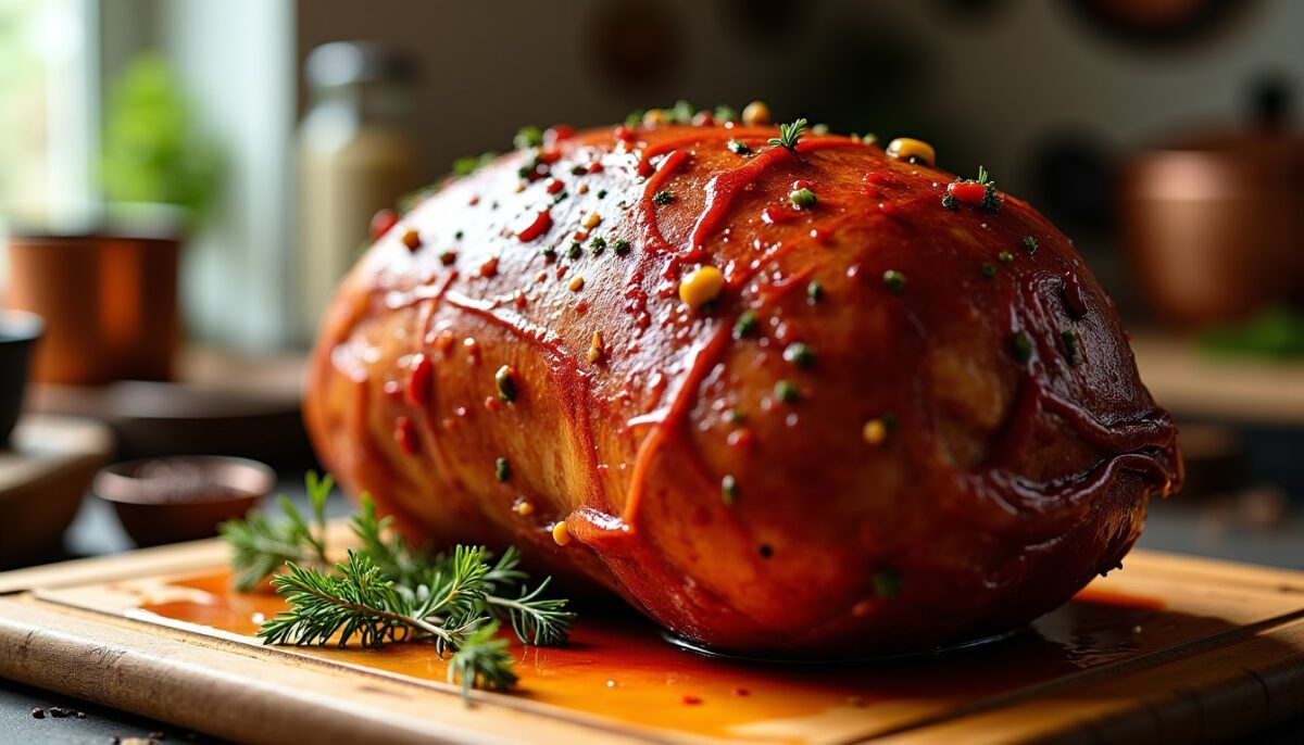 Les secrets d'une marinade irrésistible pour un jambon à la broche parfaitement réussi Les secrets d'une marinade irrésistible pour un jambon à la broche parfaitement réussi